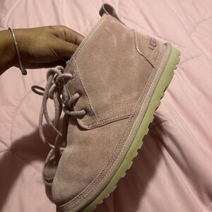 UGG Men's Soft Pink Chukka Boots